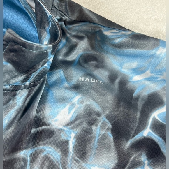 HABIT Large Camo Realtree Performance UV Solar Protection Fishing Boat Shirt - Picture 8 of 11